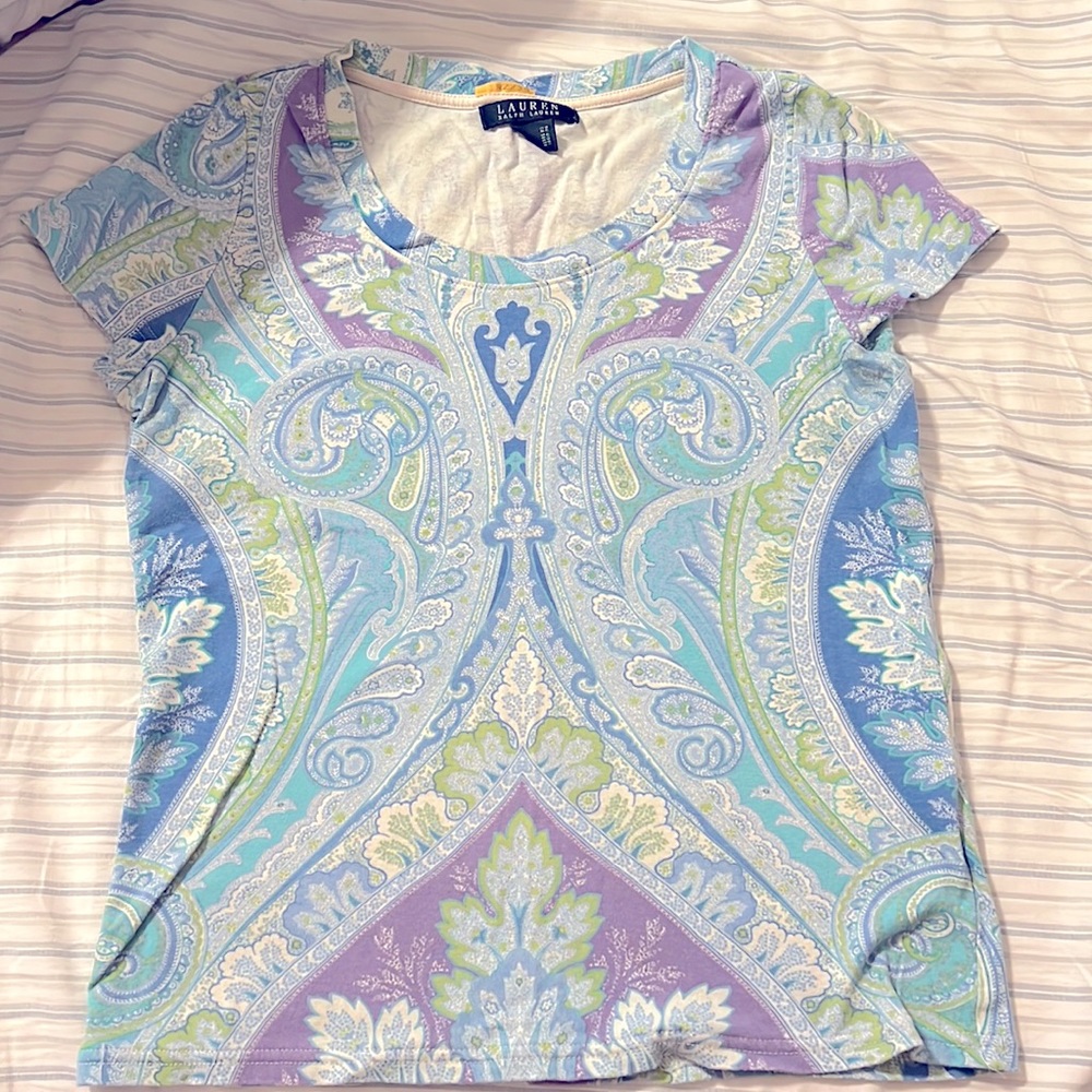 Lauren Ralph Lauren tee shirt, size M